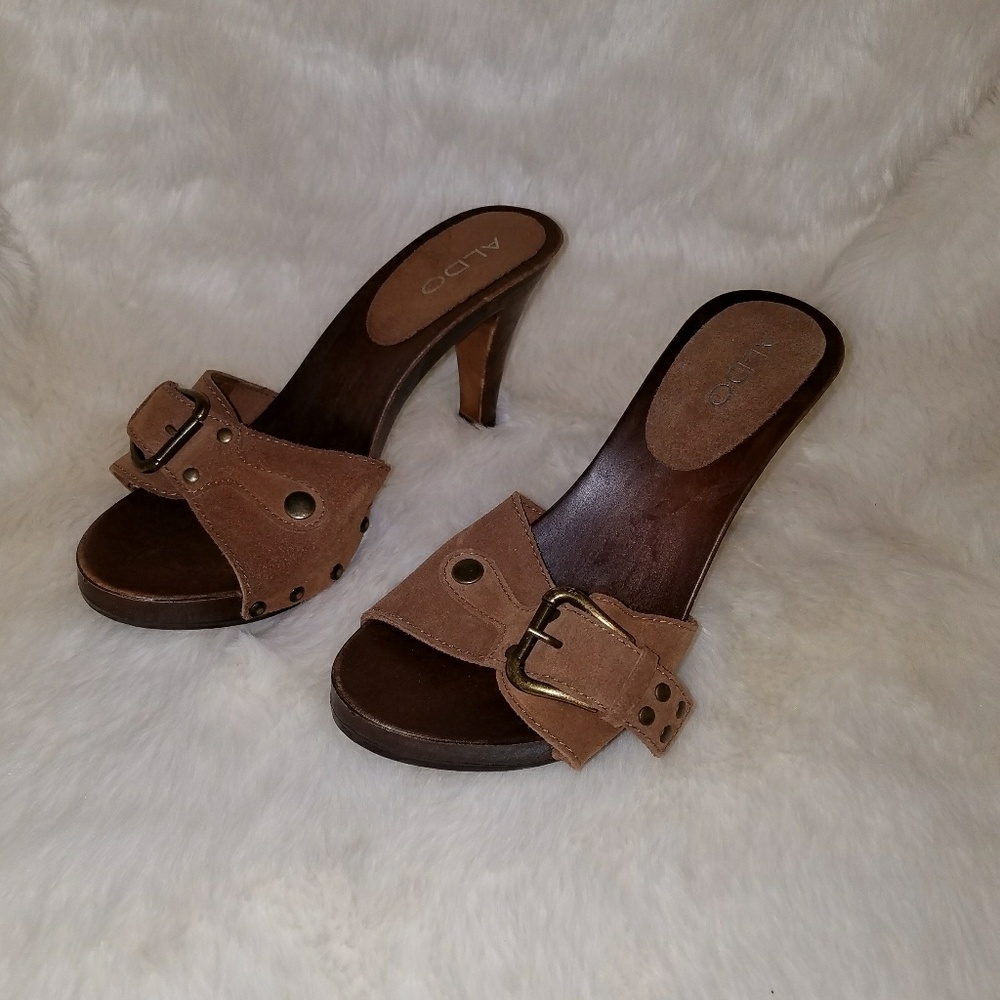 ALDO slip on heel "mule" style size 7